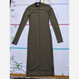 Women's Small H&M Form Fitting Long Elastic Dress